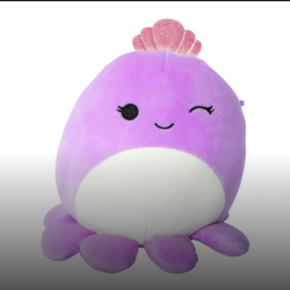 SQUISHMALLOWS ❤️ VIOLET the OCTOPUS 🐙 💜 7-8 INCHES